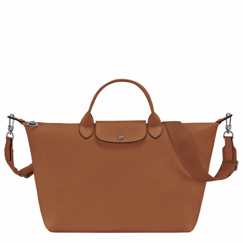Brown Longchamp Le Pliage Xtra L Women's Handbags